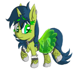 Size: 658x610 | Tagged: safe, artist:magical disaster, oc, oc only, oc:magical disaster, pony, unicorn, clothes, dress, female, gala dress, mare, see-through, see-through skirt, solo