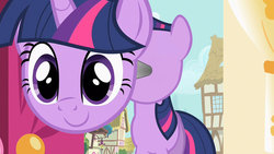 Size: 1280x720 | Tagged: safe, artist:dtkraus, edit, screencap, twilight sparkle, g4, female, modular, smiling, solo, wat