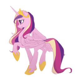 Size: 1200x1244 | Tagged: safe, artist:livandriya, princess cadance, alicorn, pony, g4, female, mare, simple background, solo, transparent background