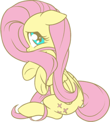 Size: 443x492 | Tagged: safe, artist:stoic5, fluttershy, pegasus, pony, g4, cute, female, looking at you, mare, shy, shyabetes, simple background, solo, transparent background