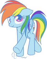 Size: 389x494 | Tagged: safe, artist:stoic5, rainbow dash, pegasus, pony, g4, cute, dashabetes, female, looking at you, mare, scrunchy face, simple background, solo, transparent background