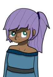 Size: 1477x2147 | Tagged: safe, artist:darkflamedragon, artist:sadyuri, maud pie, human, g4, maud pie (episode), female, humanized, portrait, solo