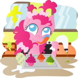 Size: 1342x1346 | Tagged: safe, artist:baldmoose, pinkie pie, g4, female, solo