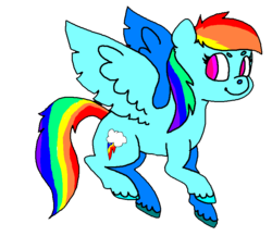 Size: 790x686 | Tagged: safe, artist:raposas, rainbow dash, g4, female, solo