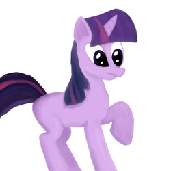 Size: 1024x1024 | Tagged: safe, artist:drakmire, twilight sparkle, g4, blank flank, female, solo