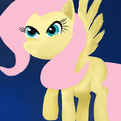 Size: 1024x1024 | Tagged: safe, artist:drakmire, fluttershy, g4, female, solo