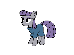 Size: 800x600 | Tagged: safe, artist:yooyfull, maud pie, earth pony, pony, g4, animated, clothes, cute, excited, eyes closed, female, grin, happy, irrational exuberance, mare, maudabetes, out of character, prancing, secret, smiling, solo, when she smiles, xk-class end-of-the-world scenario
