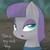 Size: 900x900 | Tagged: safe, artist:lamia, maud pie, g4, maud pie (episode), my little pony: friendship is magic, ask, blog, female, looking at you, maud on the farm, open mouth, rock, solo, tumblr