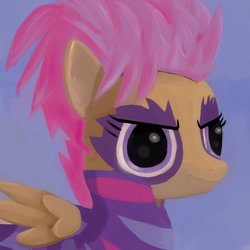 Size: 1024x1024 | Tagged: safe, artist:drakmire, scootaloo, g4, female, solo