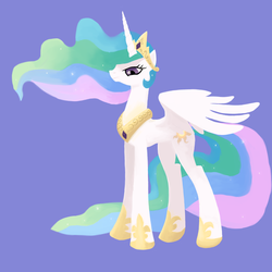 Size: 1600x1600 | Tagged: safe, artist:drakmire, princess celestia, alicorn, pony, g4, female, mare, solo