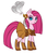 Size: 415x487 | Tagged: safe, artist:voiceless, pinkie pie, g4, boots, clothes, dress, female, pinkamena diane pie, simple background, skirt, solo, steampunk, white background