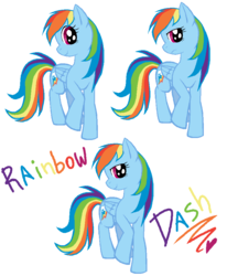 Size: 770x936 | Tagged: safe, artist:g-blue16, rainbow dash, pegasus, pony, g4, female, mare, simple background, solo, white background