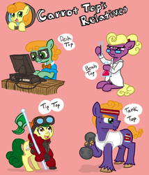 Size: 900x1050 | Tagged: safe, artist:ficficponyfic, carrot top, golden harvest, g4