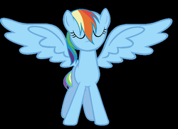 Size: 683x495 | Tagged: safe, artist:ronald rose, rainbow dash, g4, magical mystery cure, my little pony: friendship is magic, female, solo