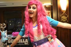 Size: 2048x1366 | Tagged: safe, artist:columbiascosplayers, pinkie pie, human, equestria girls, g4, cosplay, irl, irl human, marucon, photo, solo