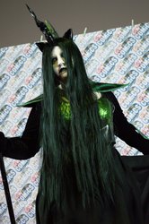 Size: 668x1004 | Tagged: safe, artist:bellatrixblacklovett, queen chrysalis, human, g4, cosplay, irl, irl human, photo, solo