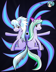 Size: 2496x3200 | Tagged: safe, artist:darkengales, cloudchaser, flitter, pony, g4, duo, high res