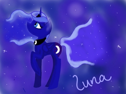 Size: 1024x768 | Tagged: safe, artist:warriorangel35, princess luna, g4, female, solo