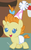 Size: 260x419 | Tagged: safe, screencap, pumpkin cake, pony, baby cakes, g4, my little pony: friendship is magic, baby, baby pony, cute, diaper, diapered, diapered filly, female, filly, happy, happy baby, hat, one month old filly, open mouth, party hat, smiling, solo, walking, white diaper