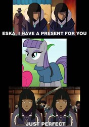 Size: 500x709 | Tagged: safe, maud pie, g4, maud pie (episode), desna, eska, the legend of korra