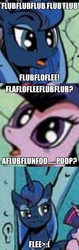 Size: 1494x4717 | Tagged: safe, idw, princess luna, twilight sparkle, alicorn, pony, g4, spoiler:comic, bored, bullshit, female, gibberish, mare, random, twilight sparkle (alicorn)