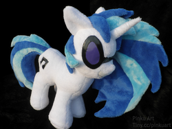 Size: 2048x1536 | Tagged: safe, artist:pinkuart, dj pon-3, vinyl scratch, g4, irl, photo, plushie, solo, toy