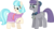 Size: 8894x4777 | Tagged: safe, artist:0nautile18e26, coco pommel, maud pie, earth pony, pony, g4, maud pie (episode), my little pony: friendship is magic, absurd resolution, clothes, clothes swap, duo, duo female, female, mare, simple background, transparent background, wrong cutie mark