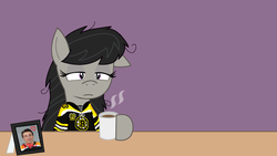 Size: 640x360 | Tagged: safe, artist:sonic-chaos, edit, octavia melody, g4, boston bruins, brad marchand, female, hockey, nhl, pixel art, solo, sports, tired