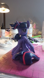 Size: 1080x1920 | Tagged: safe, artist:dustysculptures, twilight sparkle, alicorn, pony, g4, female, irl, mare, photo, sculpture, solo, twilight sparkle (alicorn)