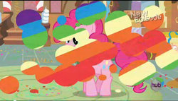 Size: 868x495 | Tagged: safe, pinkie pie, g4, female, hub logo, solo