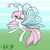 Size: 1300x1300 | Tagged: safe, artist:lightningnickel, oc, oc only, oc:cotton candy, breezie, g4, my little pony: friendship is magic, season 4, breezie oc, cute, frog (hoof), solo, underhoof