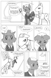 Size: 962x1474 | Tagged: safe, artist:amaraburrger, oc, oc only, comic, monochrome, sonata du octave