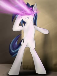 Size: 1280x1707 | Tagged: safe, artist:firenze, dj pon-3, vinyl scratch, pony, g4, bipedal, crossover, cyclops (marvel), female, optic blast, solo, sonata du octave, vyclops, x-men