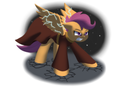 Size: 4092x2893 | Tagged: safe, artist:scramjet747, scootaloo, g4, clothes, female, mage, robe, solo