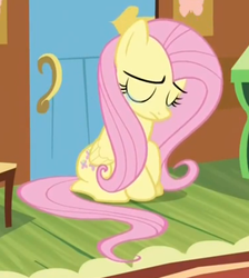 Size: 420x468 | Tagged: safe, screencap, fluttershy, g4, it ain't easy being breezies, crying, female, sad, solo