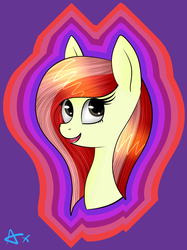Size: 4608x6168 | Tagged: safe, artist:axioma_dice, oc, oc only, pony, absurd resolution, commission, portrait, smiling, solo