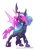 Size: 636x900 | Tagged: safe, artist:jopiter, oc, oc only, changeling, changeling oc, female, purple changeling, simple background, solo, white background