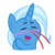 Size: 1300x1300 | Tagged: dead source, safe, artist:navitaserussirus, trixie, pony, unicorn, g4, blood, blushing, explosive nosebleed, eyes closed, female, mare, nosebleed, reaction image, simple background, solo, transparent background