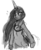 Size: 1346x1622 | Tagged: artist needed, safe, princess luna, semi-anthro, g4, female, monochrome, solo