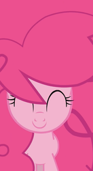Size: 464x846 | Tagged: safe, artist:ohponyboy, screencap, pinkie pie, g4, c:, cute, eyes closed, female, filly, impossibly large mane, long mane, smiling, solo, younger