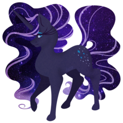 Size: 600x600 | Tagged: safe, artist:anzicorn, nightmare rarity, g4, female, simple background, solo, transparent background