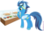 Size: 1861x1307 | Tagged: safe, artist:endlessnostalgia, soarin', pegasus, pony, g4, cake, choice, goggles, male, muffin, nervous, pie, simple background, solo, stallion, that pony sure does love pies, transparent background, wonderbolts uniform