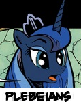 Size: 119x152 | Tagged: safe, idw, princess luna, friendship is magic #17, g4, my little pony: friendship is magic (idw), expand dong, exploitable meme, female, meme, picture for breezies, plebeian, reaction image, solo