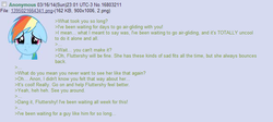 Size: 755x338 | Tagged: safe, rainbow dash, g4, /mlp/, 4chan, 4chan screencap, rejection is magic, text