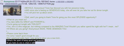 Size: 857x318 | Tagged: safe, trixie, g4, /mlp/, 4chan, 4chan screencap, greentext, rejection is magic, text
