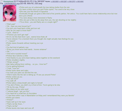 Size: 927x843 | Tagged: safe, pinkie pie, g4, /mlp/, 4chan, 4chan screencap, rejection is magic, text