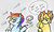 Size: 900x547 | Tagged: safe, artist:paranoiaagentothello, applejack, rainbow dash, pony, g4, cigarette, coughing, duo, smoking