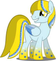 Size: 858x932 | Tagged: safe, artist:lightningrockerpony, artist:lr-studios, oc, oc only, oc:lightning rocker, rainbow power, rainbow power-ified, solo