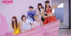 Size: 1347x685 | Tagged: safe, human, barely pony related, dempagumi.inc, irl, irl human, japan, photo