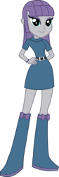 Size: 1003x3000 | Tagged: safe, artist:katequantum, maud pie, equestria girls, g4, belt, boots, clothes, female, high heel boots, shirt, shoes, simple background, skirt, smiling, solo, transparent background, vector, when she smiles